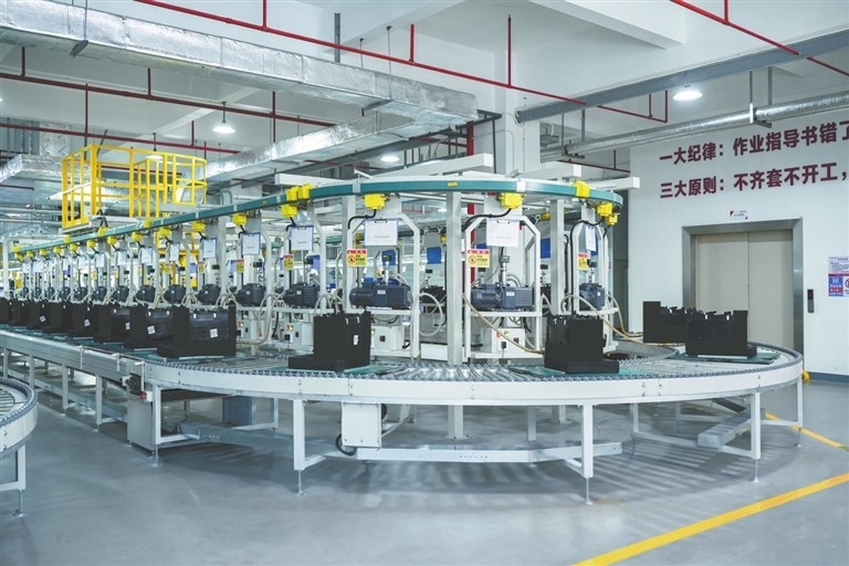 ICECO's modern workshop. (Photo provided to Zhongshan Daily)