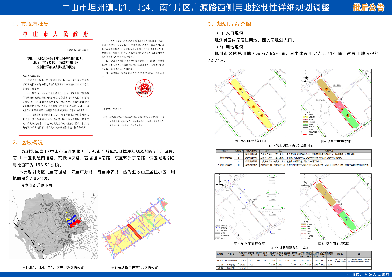 中山坦洲规划蓝图公示图片